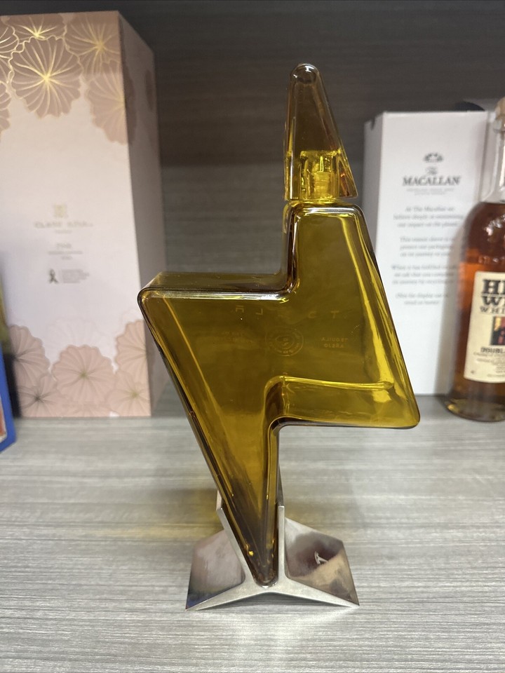 Tesla Tequila Decanter Bottle & Stand Empty/No Alcohol/No Box eBay