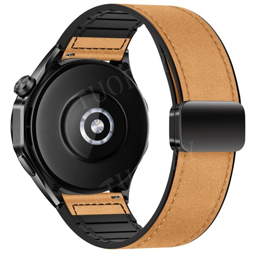 Magnetic Silicone Leather Band Strap For Huawei Watch GT 5 4 3 2 2e 41/42/46mm - Picture 93 of 119