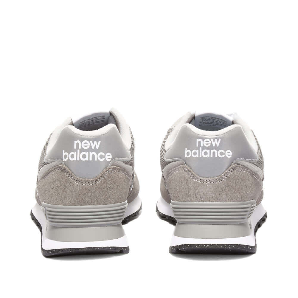 NEW BALANCE ML574EVG GREY WHITE SILVER ML574 574EVG 574 EVG SNEAKER image 3
