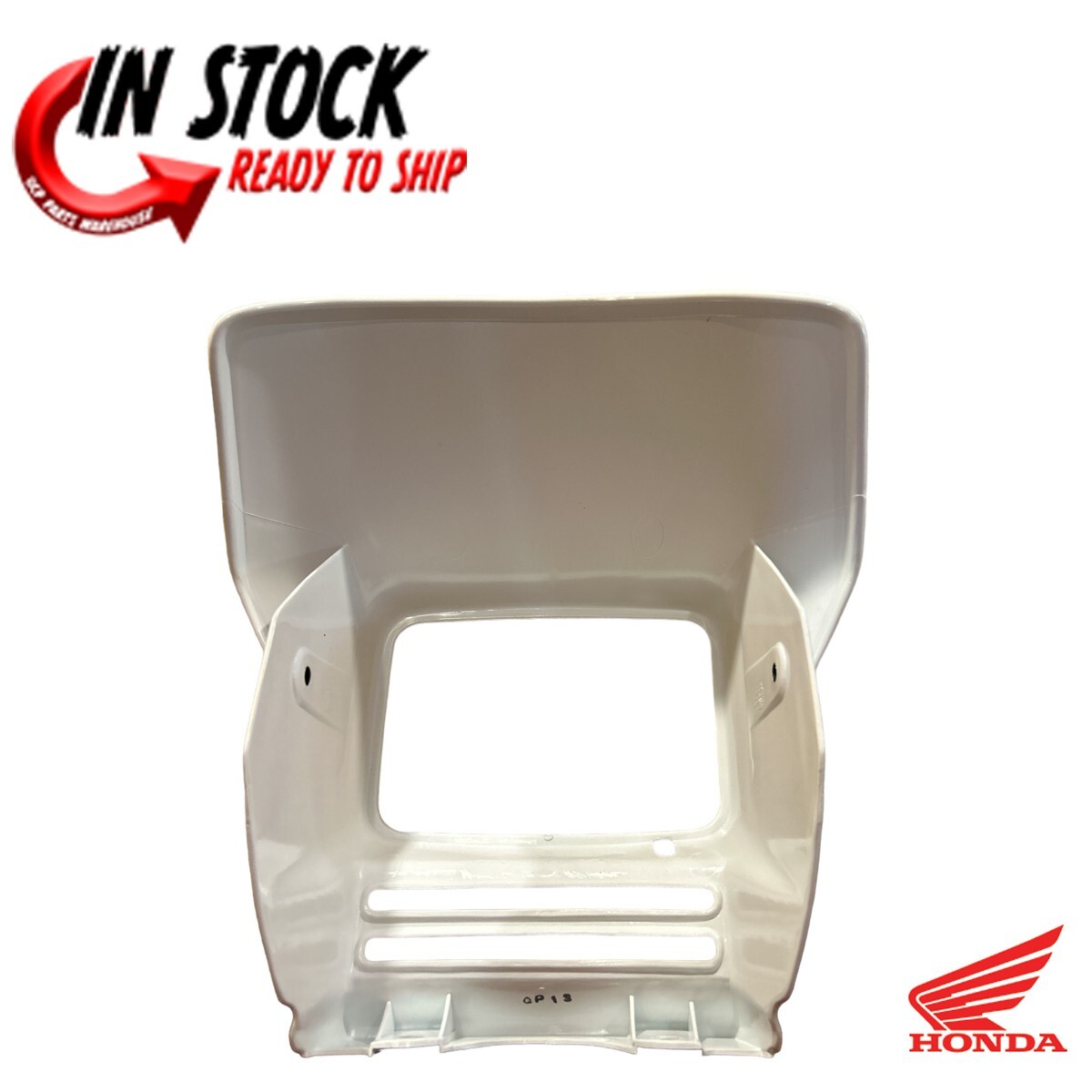 HONDA HEADLIGHT SHROUD FENDER 93-2024 XR650 L OEM ROSS WHITE 87125