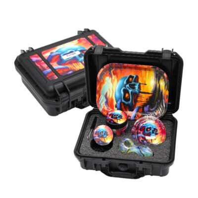 Waterproof Smell Proof Travel Kits Carrying Case Smoking Accessories!!