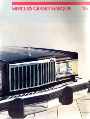 1985 Mercury GRAND MARQUIS Brochure/Flyer: LS, Colony Park Station Wagon