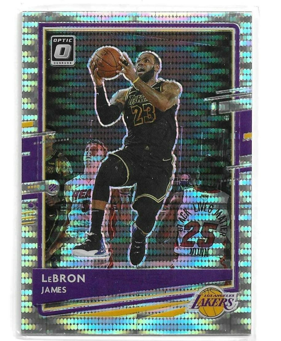 LeBron James 2020-21 Donruss Optic Silver Pulsar Prizm #13