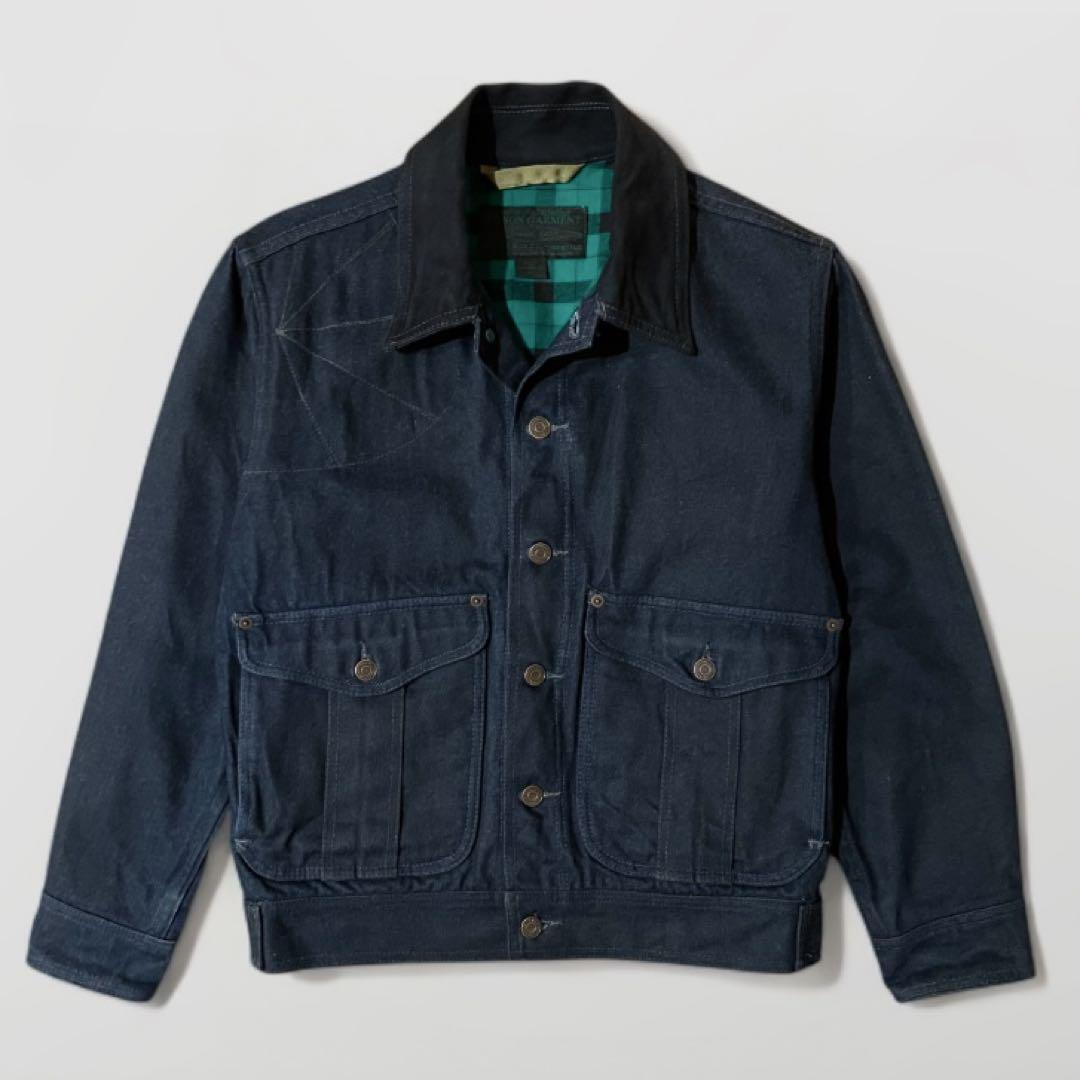 Authentic Filson Belltown waxed denim jacket y2k vintage Authentic Filson Belltown waxed denim jacket y2k vintage