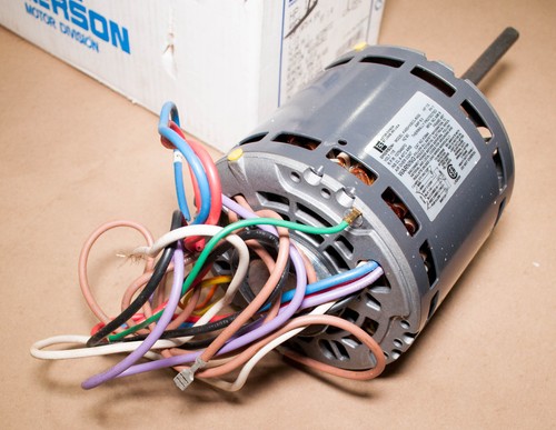 Emerson 3844 Motor 1/2 HP 1075 RPM 4 Spd 115V KA55HXSCG-8300 - Picture 5 of 5