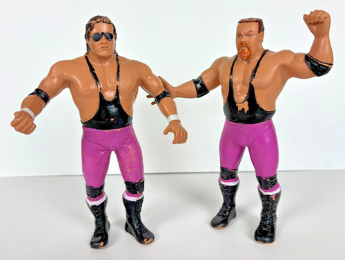 1987 LJN WWF Hart Foundation Bret Hitman Hart Jim ...