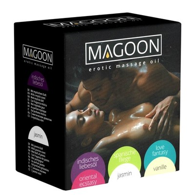 Magoon Massageöl Mix Set 6×50 ml   erotischer Mix mit 6 verführerischen Düften