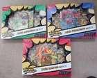 Pokemon Ascended Heroes 3 Box Set Feraligatr Emboar Meganium EX Sealed TCG Bundl