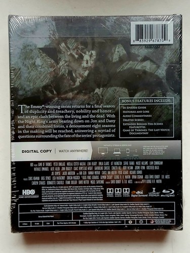 Game of Thrones: the Complete Eighth Season 4k Steelbook w Sigil Ultra HD, 2019 - Imagen 2 de 4