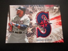 ROBINSON CANO 2017 TOPPS MANUFACTURED COMMEMORATIVE TEAM PATCH CARD # IDTL-RC