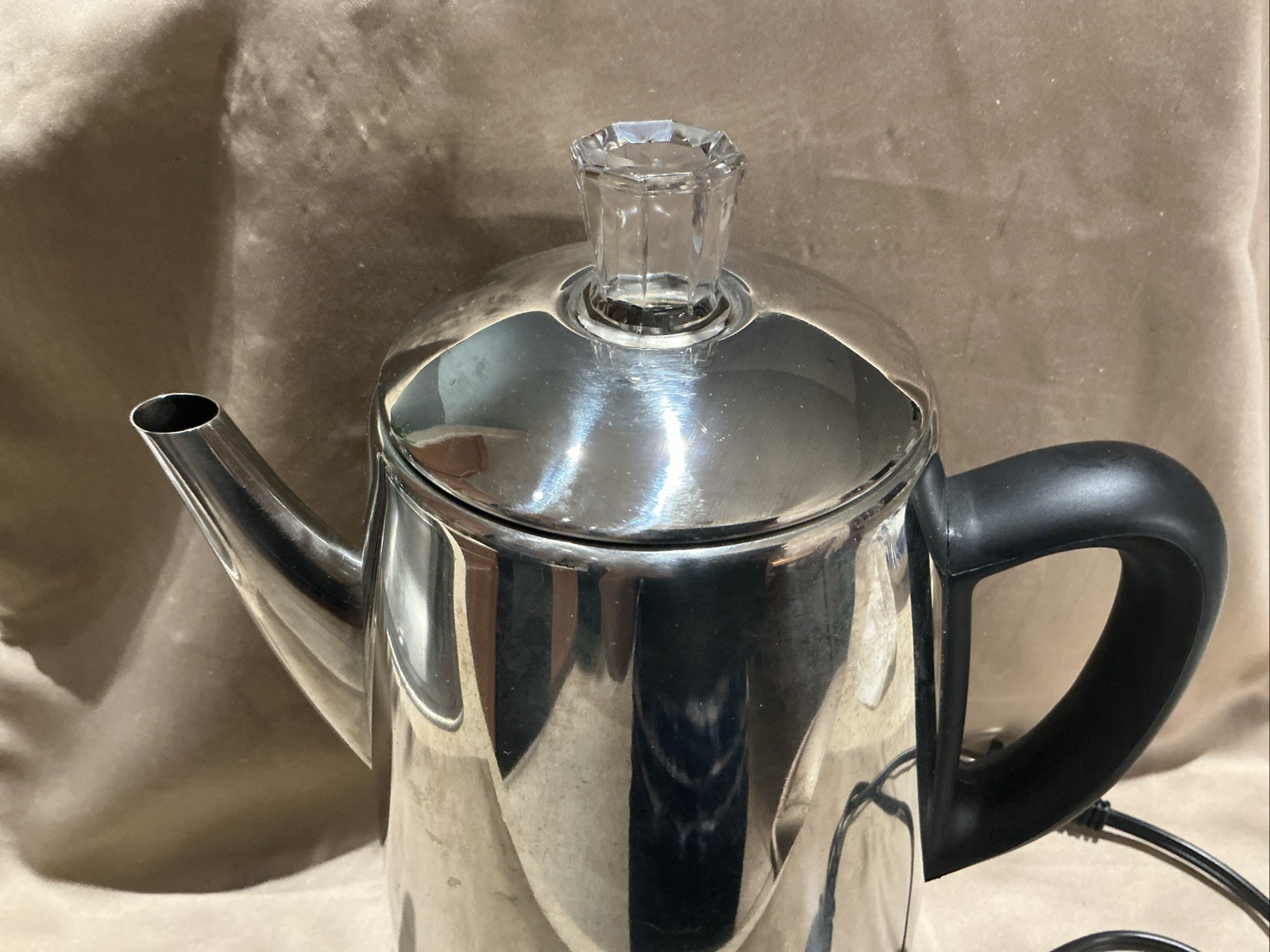 Moss & Stone Percolator Coffee Pot Electric 8/10 Cup Stainless Steel