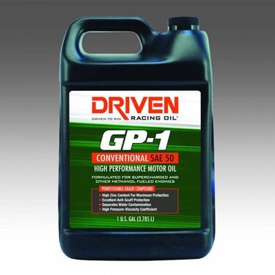 Driven Racing Oil GP-1 Conventional SAE 50 High-Performance Motor Oil 1 Gallon