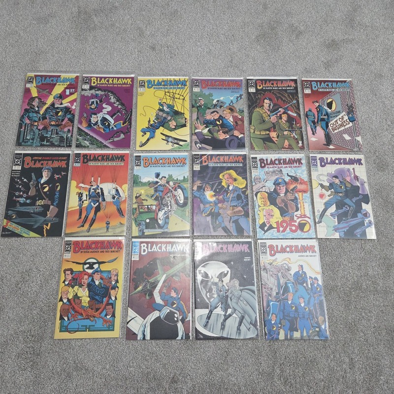 Blackhawk  Issues #1 Through #16 DC Comic Books