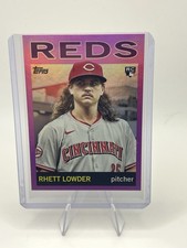 Topps 2025 Archives 1964 Rhett Lowder Rookie Pink Foilboard Reds Card #76