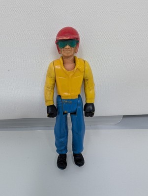 Adventure People Fisher Price antique Vtg figure toy 1976 stuntman motorcycle 