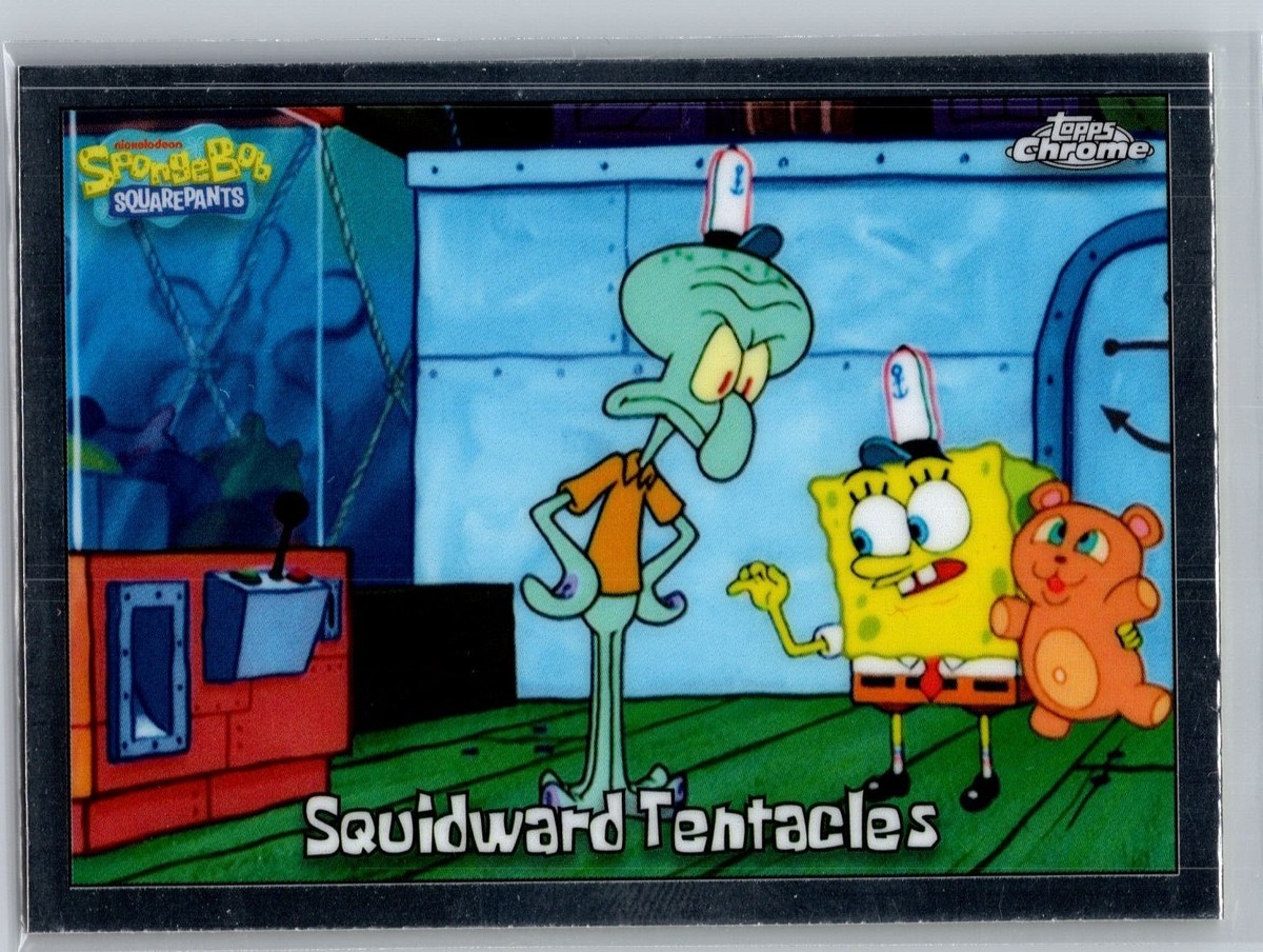 2025 Topps Chrome SpongeBob SquarePants 25th Anniversary Base Card