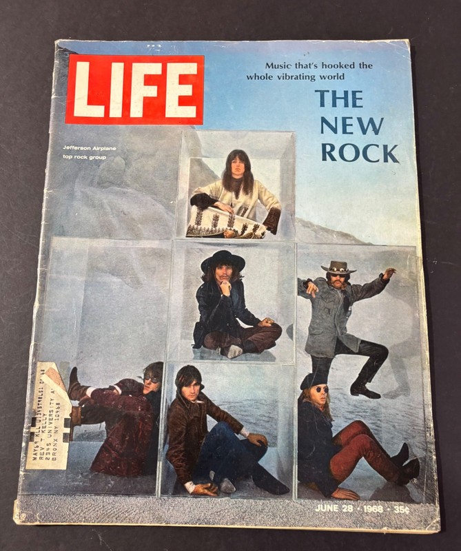 Vintage Life Magazine June 28,1968 The New Rock