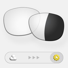Photochromic Replacement Lens for Ray-Ban Meta Wayfarer RW4008 RW4012 53mm Smart