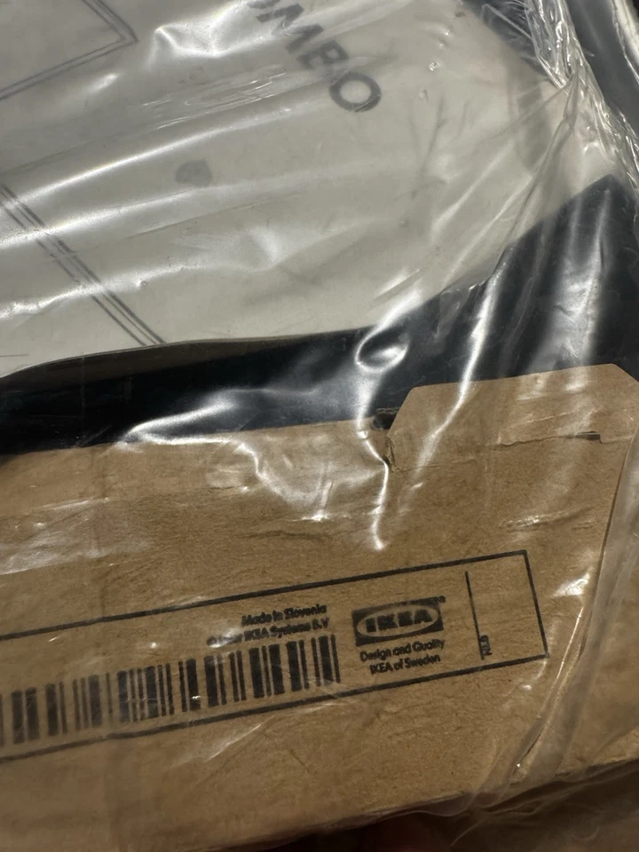 New Sealed IKEA Besta Tombo 60x38cm 23 5/8" x 15" White Glass Door 401.035.53 - Image 4 of 4