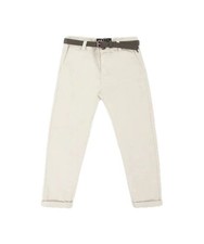 INDI KIDS Cuba Stretch Cotton Chino Pants in Talc Size 10 RRP $60.00 CURRENT*