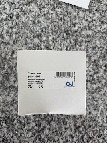 PTH-3202 Pressure Transducer OJ Electronics 24VAC/DC, 0-2500 Pa - Picture 2 of 3