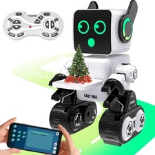 Robot Toys for Kids, Programmable Remote Control Robot, Interactive Toys with...
