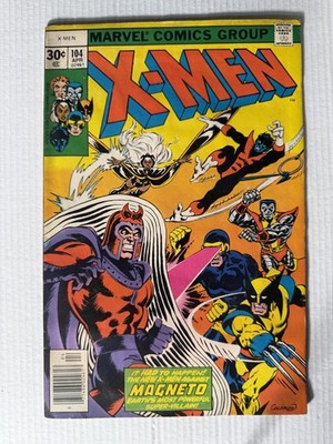 Uncanny X-Men 104 1977 Raw Complete See Photos Approx 4.0 Box 103
