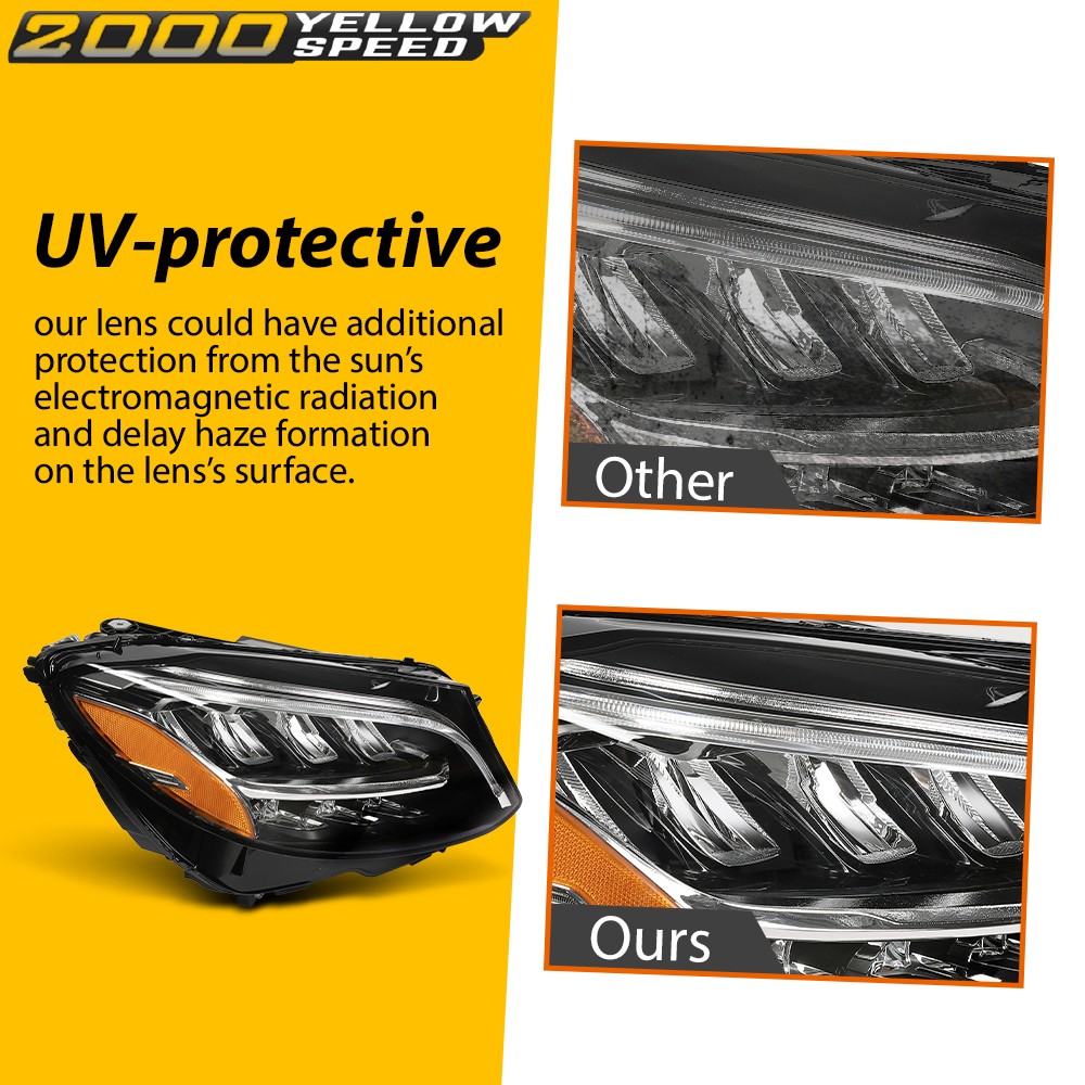 LED Headlight Assembly Right Side Fit For 2019-2021 Mercedes-Benz C300 C43 W205