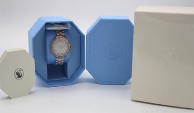 Swarovski Matrix 3-link Watch Metal Bracelet Silver Stainless Steel Rose Gold
