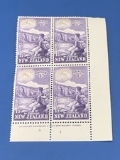 NEW ZEALAND . BLOCK OF 4 HEALTH PRE-DECIMAL STAMP -:- MINT UN-HINGED CONDITION.