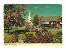 OLDE MISTICK Village Connecticut vintage postcard unposted