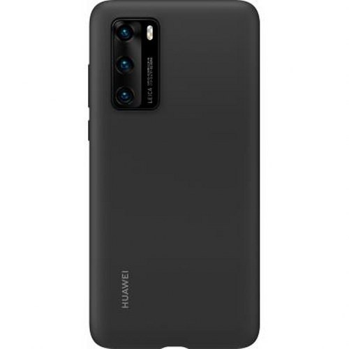 Coque silicone Huawei P40 anti-chute avec fixation aimantée