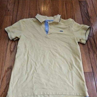 Janie and Jack Boys Yellow Antique Car Polo Shirt  Size  10-12  EASTER SPRING