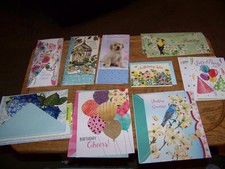 LOT OF30 BIRTHDAY DAY CARDS & MATCHING ENVELOPES MIXED LOT & BRANDS CLEAN!!