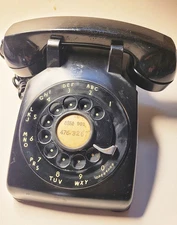 Bell System Western Electric Vintage Black Dial Phone #2