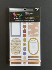 Brand New The Happy Planner Value Sticker Book Classic Uplifting Notes 555 Pcs