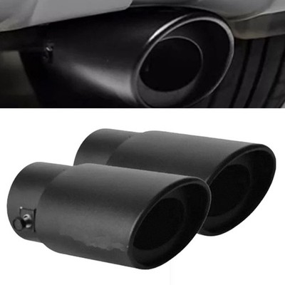 2X For Honda BR-V Car Exhaust Pipe Tip Rear Throat Muffler Tailpipe