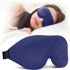 MZOO Luxury Sleep Eye Mask for Side Sleeper Men Women, Zero Eye Pressure 3D Mask