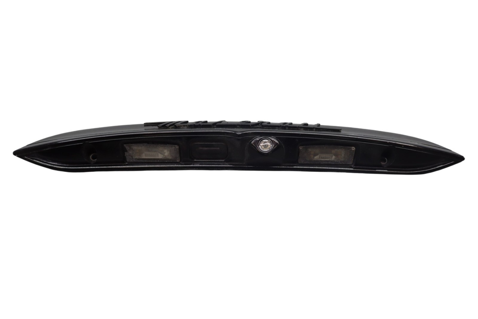 14-19 Maserati Ghibli Rear Trunk Lid License Molding Trim Handle W/ Camera Oem