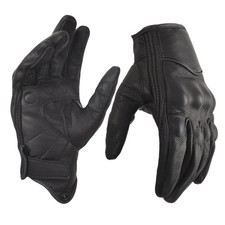 Motorcycle Gloves for Men Touchscreen Full Finger Leather Gloves Protection R...