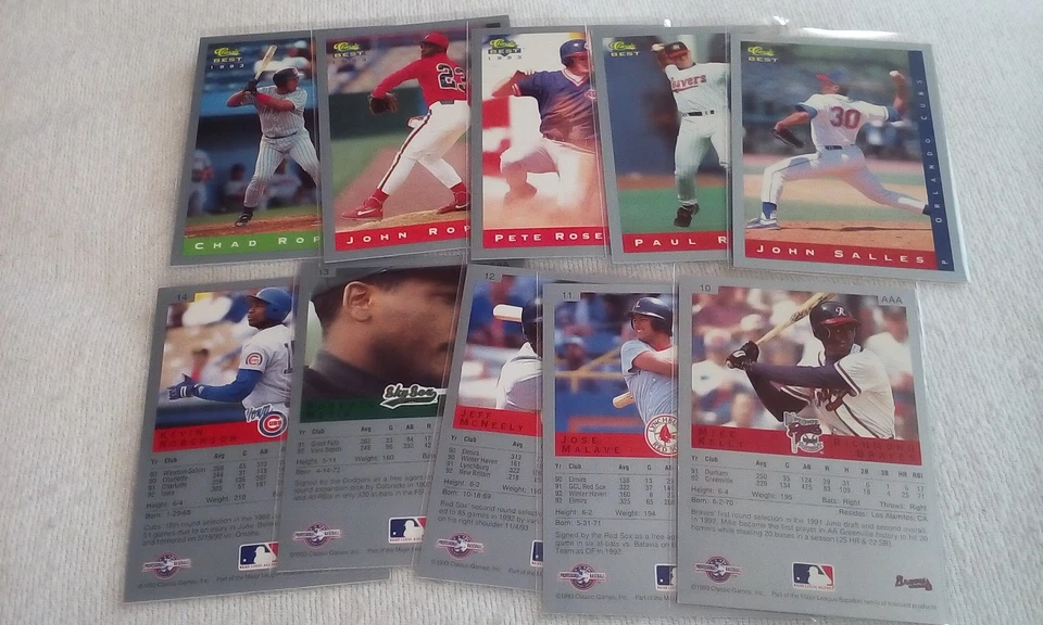 1993 Classic/Best Baseball 00-99 part. set  Pick cards that you may want/need. - Image 2 of 4