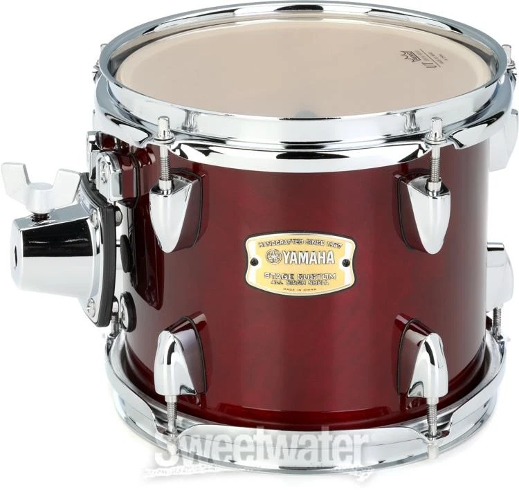 Yamaha SBT-0807 Stage Custom Birch 7 x 8 pulgadas montado Tom - rojo arándano Foto 2 de 4