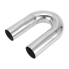 51mm/2 OD 180 Degree U Bend Tube T304 Stainless Steel Mandrel Exhaust Pipe DIY