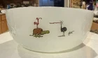 Vtg Anchor Hocking Fire King BC Comics Johnny Hart Dinosaur Turtle Cereal Bowl