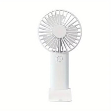 Mini USB Charging Handheld Fan Desktop Small Fan with Mobile Phone Holder Portab