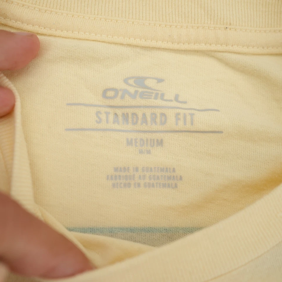 Camiseta amarilla de ajuste estándar O’Neill para hombre talla M manga corta Foto 4 de 4