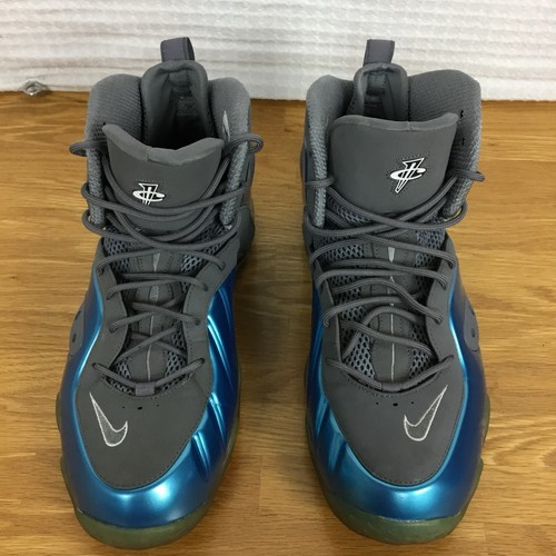 Nike Zoom Sneakers Rookie Dynamic Blu Grigio Penny Uomo 14 Scarpe da Basket 472688 - Foto 2 di 15
