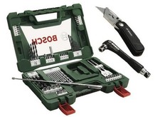 VALIGETTA + SET ACCESSORI BOSCH 68 PZ AVVITARE FORARE TAGLIARE