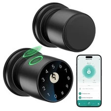 Fingerprint Door Knob Fingerprint Door Lock with App Control Smart Door knob ...