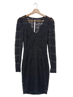 AMISU Spitzenkleid Damen Kleid Gr. DE 34 schwarz Casual-Look